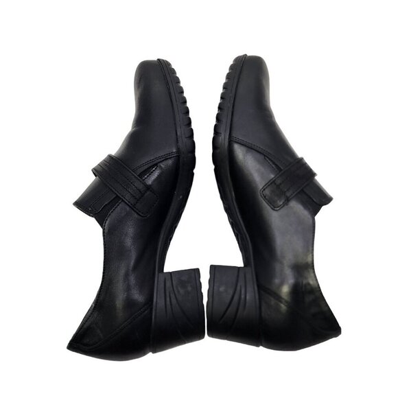 Fluchos Charis F0942 Women's Comfort Slip-On Shoes Size 39 Black Leather - Picture 12 of 13